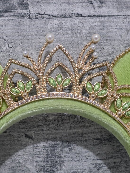 Disney Parks x BaubleBar Tiana Minnie Ears Headband Princess and Frog Crown main image 8